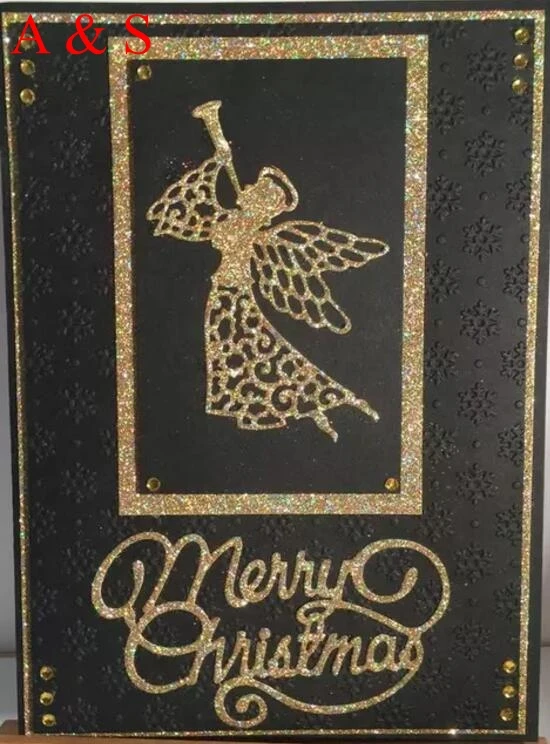  Y415 METAL CUTTING DIES Christmas Angel Scrapbook card invitation paper craft party decor embossing - 32852976509
