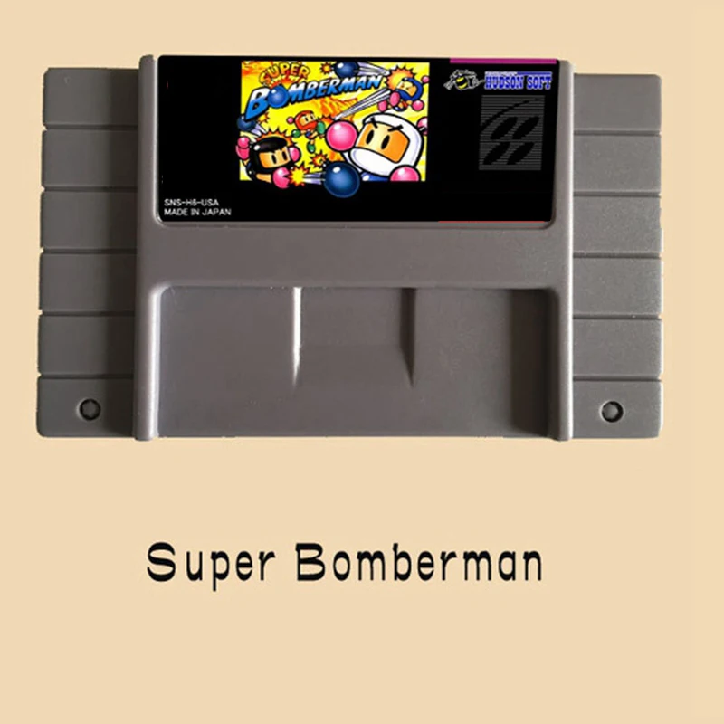 Супер Bomberman 16 бит большая серая игровая карта для NTSC игрового плеера