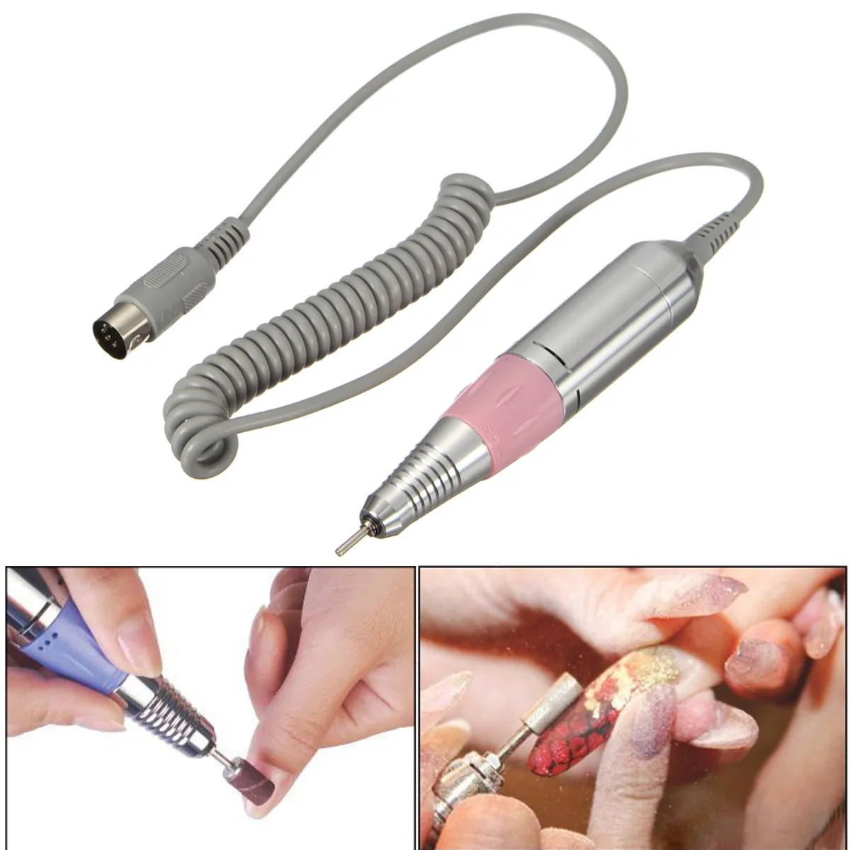 

Art Tool Cutter For Manicure 30000RPM 12V Electric Nail Drill Pen Pro Low Noise Pedicure Manicure Machine mill File Polish Nail