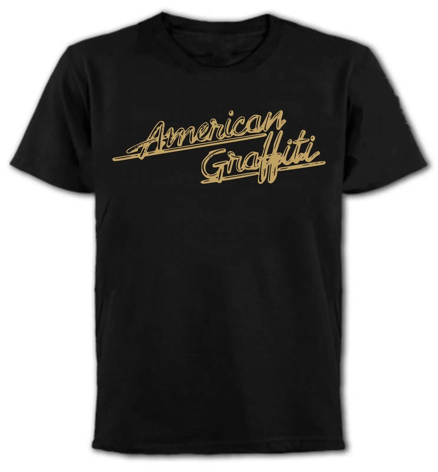 "American Graffiti" T Shirt Classic Rock'n'Roll Movie, All Colours & Sizes Men Short Sleeves top