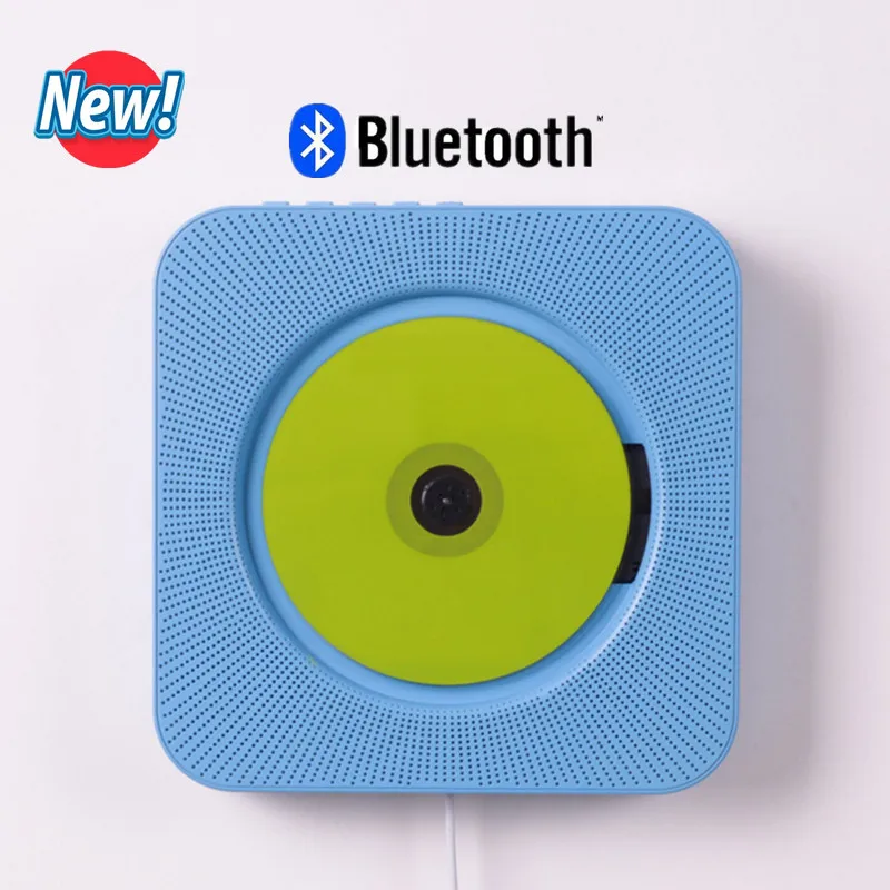 

HOT Built-in Bluetooth Wall Mount CD Player Prenatal Audio English Repetition Learning Machine Support CD AUX USB FM Play