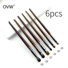 OVW Profesional Makeup Brush Set Point Shader Kecil Blending Sikat Pinceaux Maquillage Yeux Menjejalkan Merias Zestawy(China)