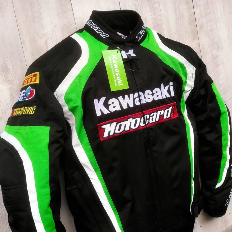 Мужские мото rcycle racing chaqueta moto riding одежда kawasaki для мужчин jaqueta moto queiro куртки панцири кросс пальто ветрозащитный Теплый