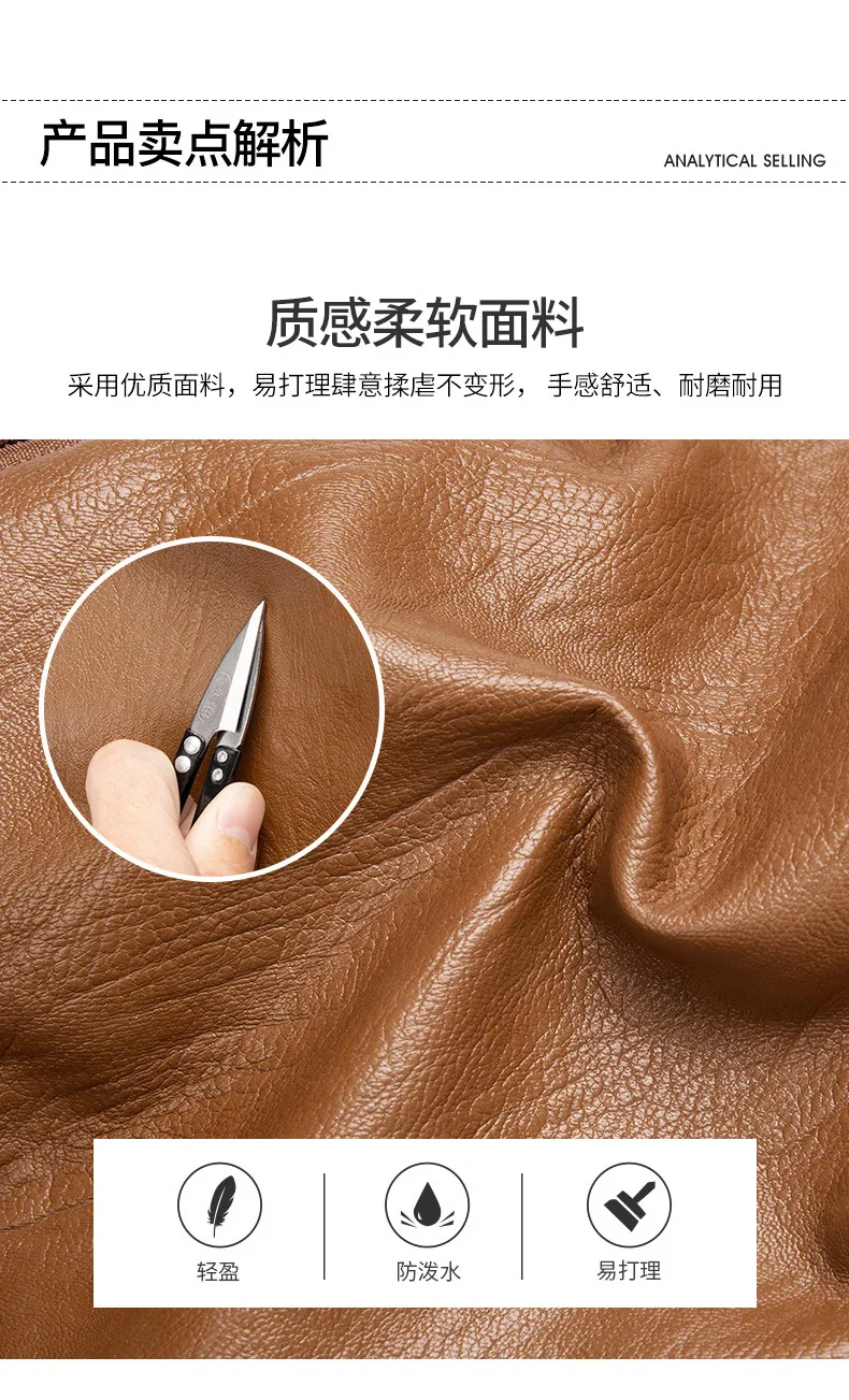 Emon Mummy Maternity Nappy Bag Large Capacity Mommy Travel Backpack Bag Genuine Leather Fashion Mother Nursing Diaper Bag New (3)
