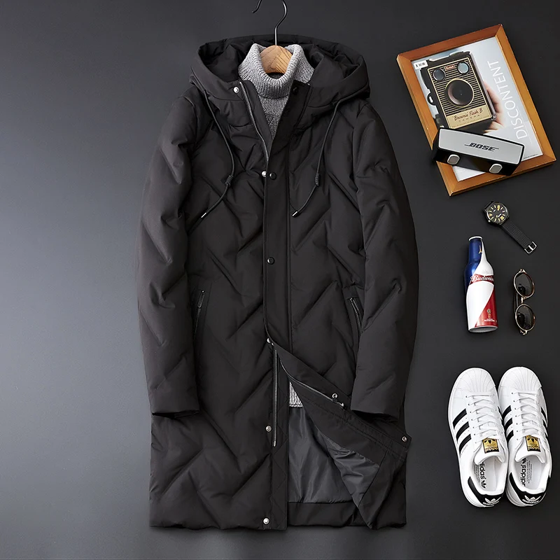 KOLMAKOV, мужские зимние пальто, высокое качество, 85% белый утиный пух, куртки, мужские M-3XL, высокое качество, повседневные плотные куртки, мужские пальто