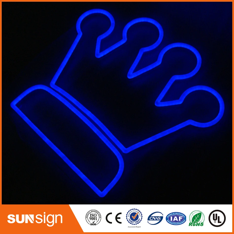 Пользовательские открытый наивысшего качества неоновые освещенные знак фабрики Китая Популярные неоновые буквы