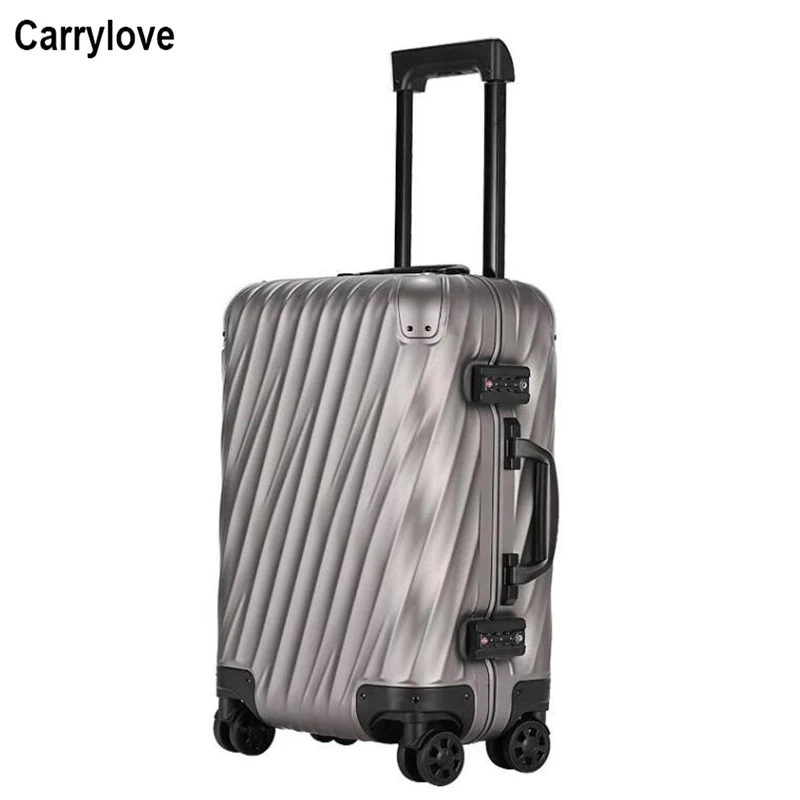 CARRYLOVE 20" inch 100 aluminium luxury cabin suitcase boarding carry
