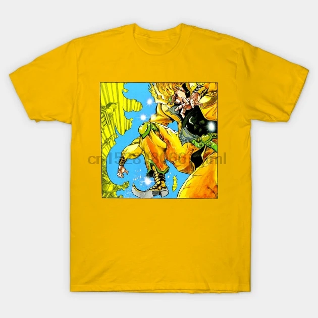 Мужская футболка с коротким рукавом JJBA DIO Brando Футболка женская мужская | одежда