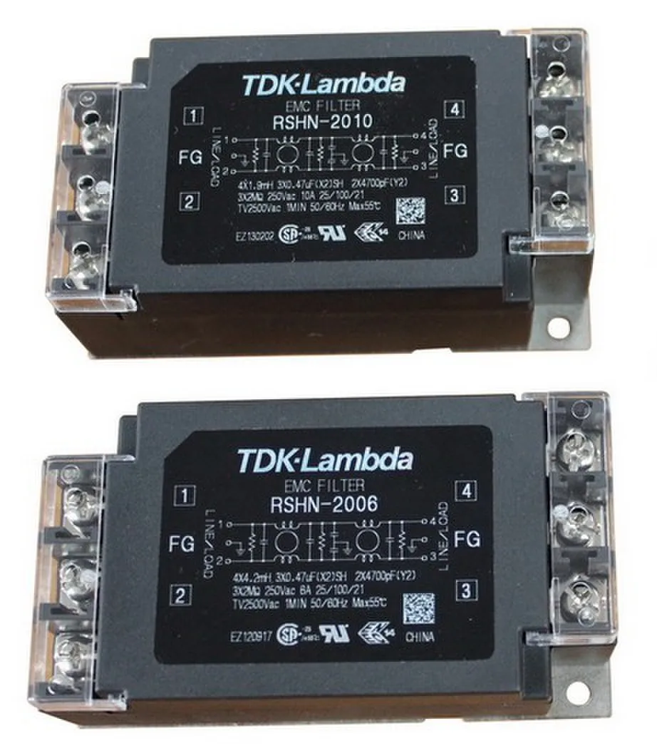 

[BELLA] Brand new original packaging EMC TDK-Lambda power filter 6A RSHN-2006L single phase dual stage