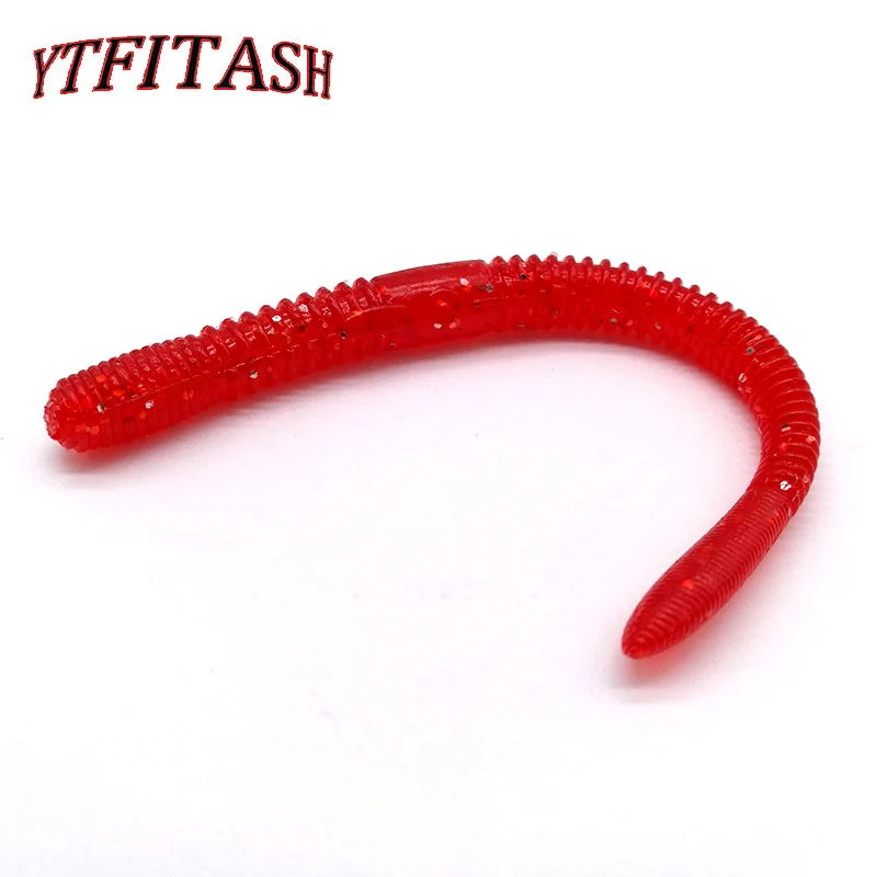 

YTFITASH Slow Sinking Trout Worm Soft Baits 11.5cm 4.2g Artificial Fishing Lures Sea Worms Earthworm Fishing Soft Lures Wobblers