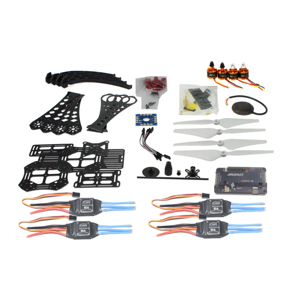  F14893-K DIY RC Drone Quadrocopter X4M380L Rahmen Kit APM 28 Flight Control GPS