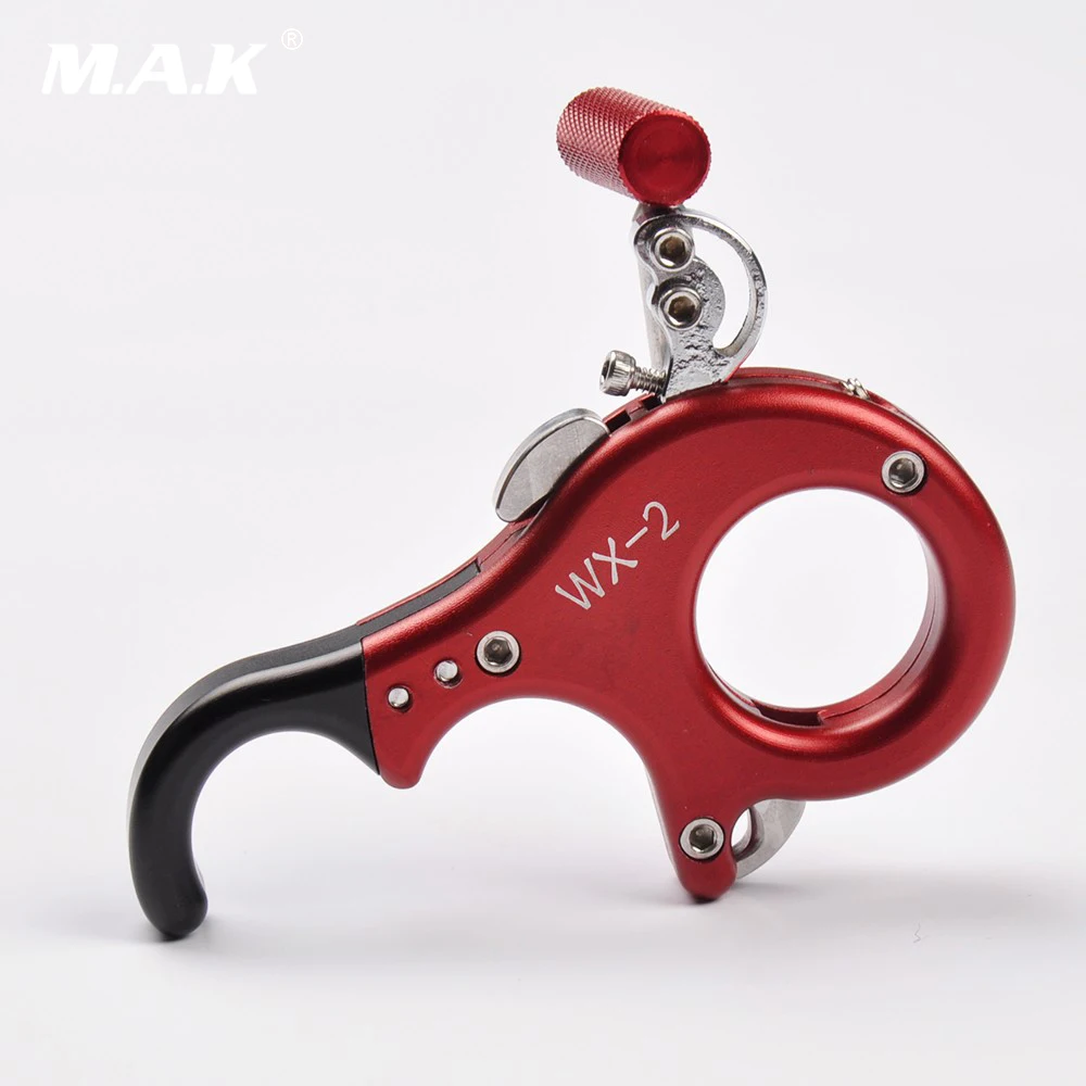 

Red Color Stainless Steel Archery Caliper Release for Compound Bow 440C Archery Arrows and Bow Release Free Shipping