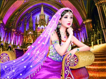 

Candlelight Girl 5D DIY embroidery Diamond painting flowers dream art cross stitch mosaic Rhinestones home wall stickers decor