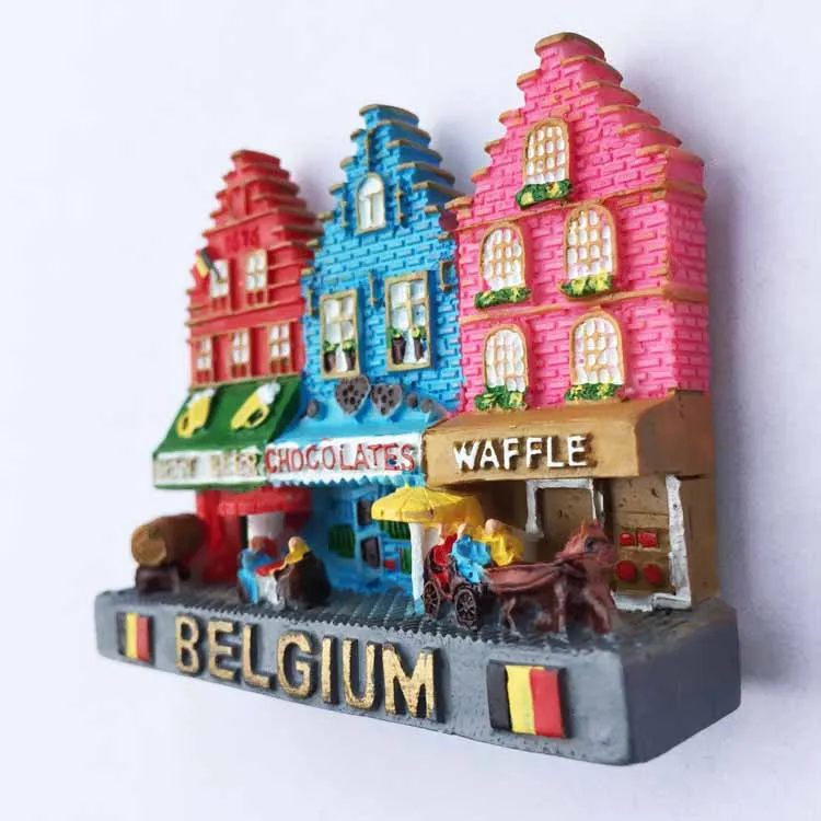 rainbow улица туристических сувениры в Европе Бельгия Стерео магнитный холодильник креативный сувенир специальное предложение