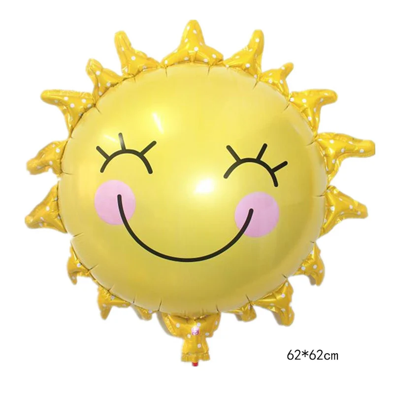 

Sun Cartoon Rainbow Smile Foil Aluminum Balloon Wedding Happy Birthday Party Decor Kids Gifts Toys Party Balloons Globos