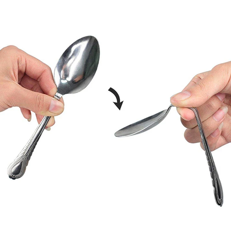 

Metal Magic Gimmick Perfect Mind Bend Spoon Bending Gimmick Close-Up Magician Street Stage magic tricks