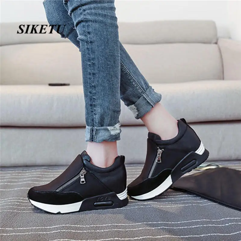 

Women Fashion Sneakers Thick Bottom Platform Shoes 2019 On Casual Shoes for Woman chaussures femme bayan spor ayakkabi tenis @P