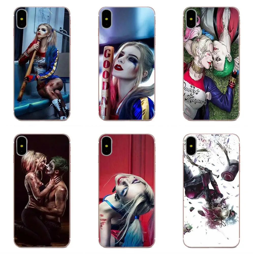 

Soft Case Capa Cover For Xiaomi Redmi Note 2 3 3S 4 4A 4X 5 5A 6 6A Pro Plus Joker and Harley Quinn