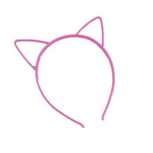 Детская черная повязка на голову с кошачьими ушками, модная повязка на голову для девушек, Сексуальная повязка на голову для детей, аксессуары для волос на день рождения, обруч для женщин