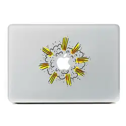 Желтый бомба виниловая наклейка Тетрадь Стикеры на ноутбуке Стикеры для DIY MacBook Pro Air 11 13 15 дюймов ноутбук кожи