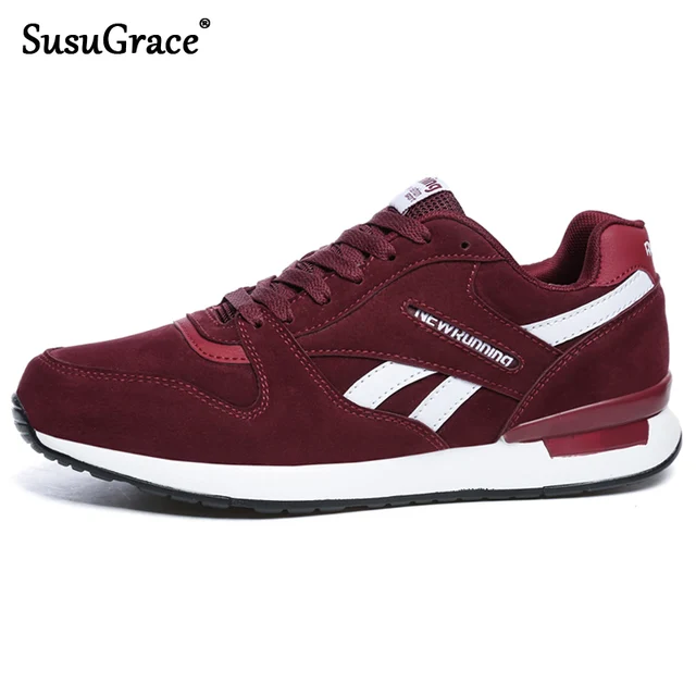 US $16.99 SusuGrace running shoes for Men outdoor sport trainers breathable sneakers light weight anti-skid s