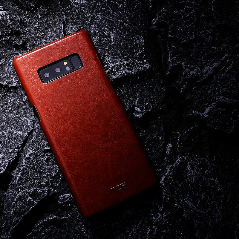 Для Samsung galaxy note 8 чехол MOFi для samsung кожаный SM N9500 N950F задняя крышка винтажная note8