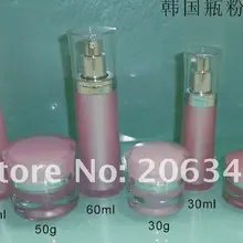 60 мл акриловые бусины Розовые помпа для лосьона для бутылок