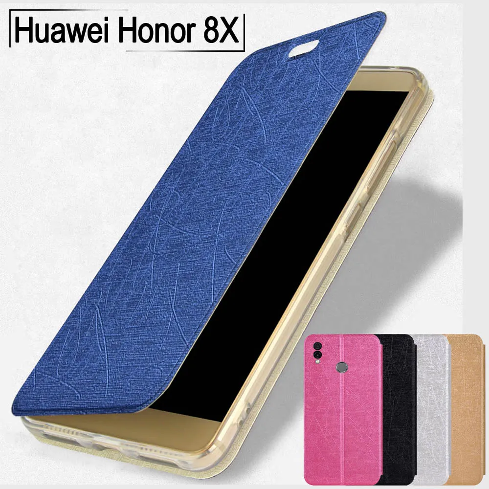 

For Huawei Honor 8X case tpu soft stand book cover for Honor 8X max case flip Slim leather case for Huawei Honor 8C 9X Pro case