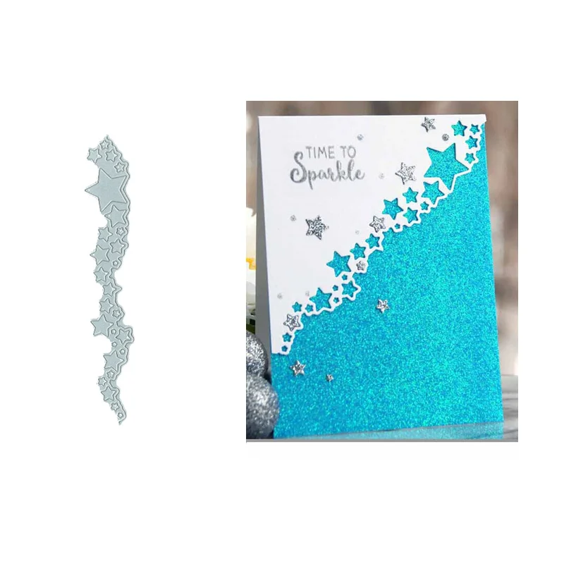 

Hollow Metal Cutting Die Craft Scrapbooking DIY card Albums Decor Scrapbooking Stars on the Border Crafting Dies Stencils