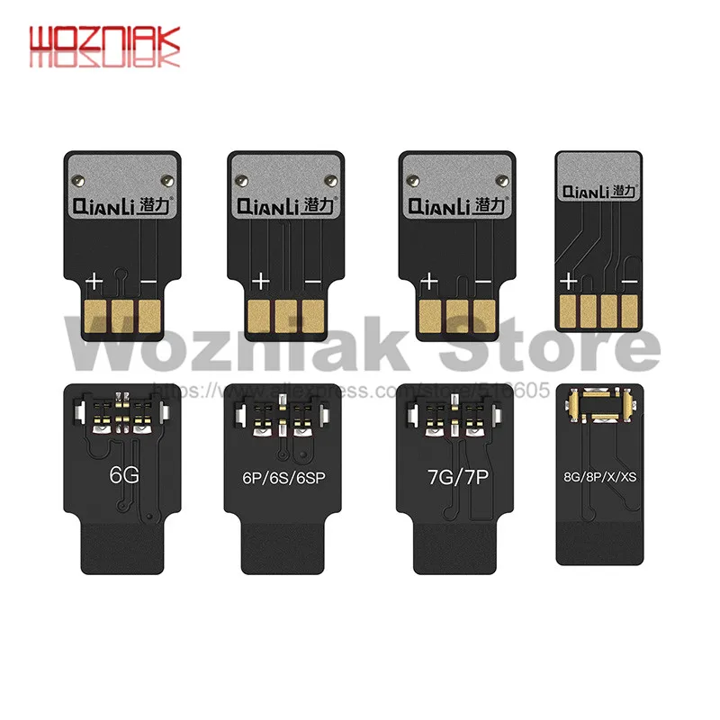  QianLi Battery connecting plate 6 6p 6S 6sp 7 7p 8 8p X XS repair power cord buckle 4pcs/1package