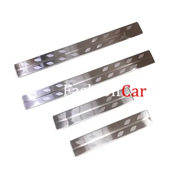 

4pcs/set Stainless Steel Side Door Sill Cover Scuff Plate Trim For Toyota C-HR 2016 2017 2018 Car Accessories