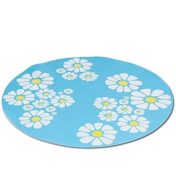 

Pet Feeding Mat Placemat Cat Dog Large Floral Anti Slip Waterer Pad Silicone Water Dispenser Fountain Feeder Accessories