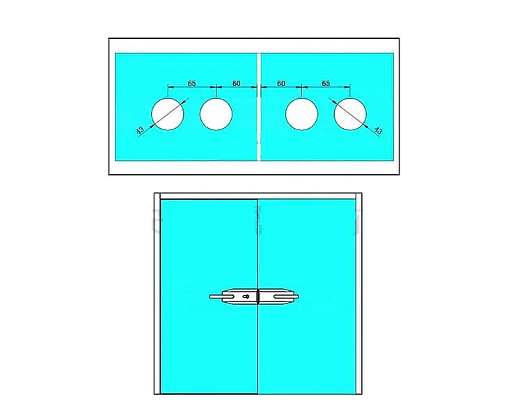Двойная стеклянная дверная ручка замок, стекло удерживающий ручной замок, сверление на стекле/толщина 10-12 мм, офисные перегородки части оборудования