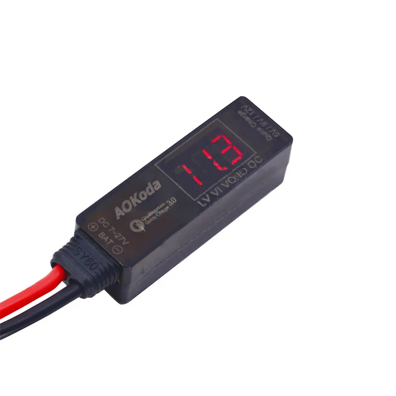 Конвертер питания AOKoda Lipo к USB адаптер QC3.0 быстрое зарядное устройство для