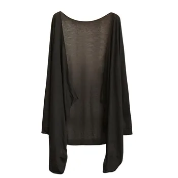 

Summer Women Long Thin Cardigan Modal Sun Protection Clothing Tops Cotton shirt Solid Sun female transpare long-sleeved