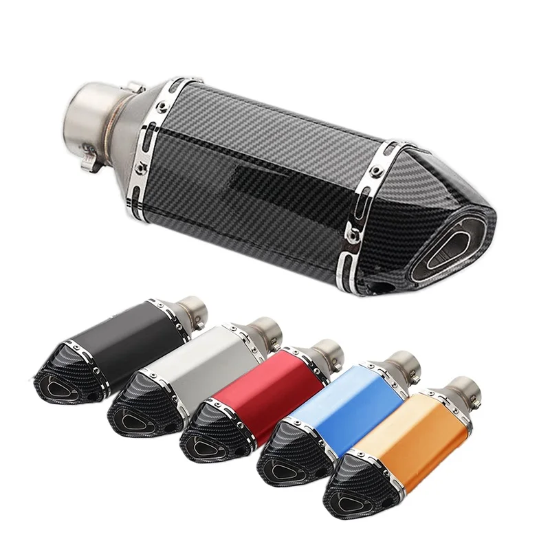 Универсальный 51 мм мотоциклетный глушитель для мотокросса Akrapovic Yamaha Honda KTM Kawasaki с