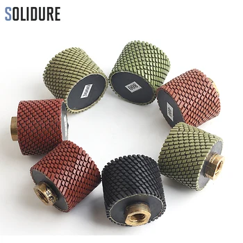 2"/5/8-11" 50mm Diamond Resin Drum Polishing Wheels 7pcs/Set Wet Diamond Polishing Drums For Granite Marble Concrete 2"/5/8-11" 50mm Diamond Resin Drum Polishing Wheels 7pcs/Set Wet Diamond Polishing Drums For Granite Marble Concrete