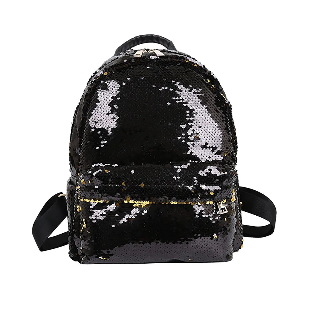 

School Bags For Teenage Girls 2019 Fashion Sequin Lady Women Backpack Kawaii Cute Ladies Travel Backpack mochila feminina femme