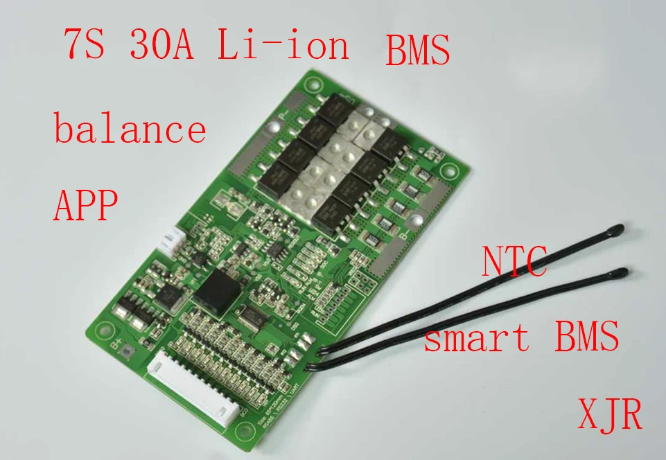 7S 30A lipo lithium Polymer BMS/PCM/PCB battery protection circuit