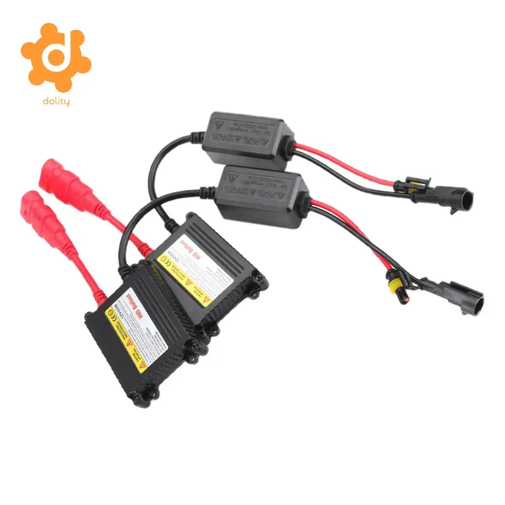 2 Pieces Car 12V 55W Digital Xenon HID Ballasts Replacements DC Waterproof