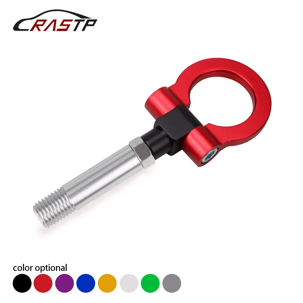 RASTP-السحب هوك الألومنيوم المسار سباق الجبهة الوفير السيارات مقطورة الدائري العين سحب كيت لمازدا CX5 RX8 RS-TH008-5