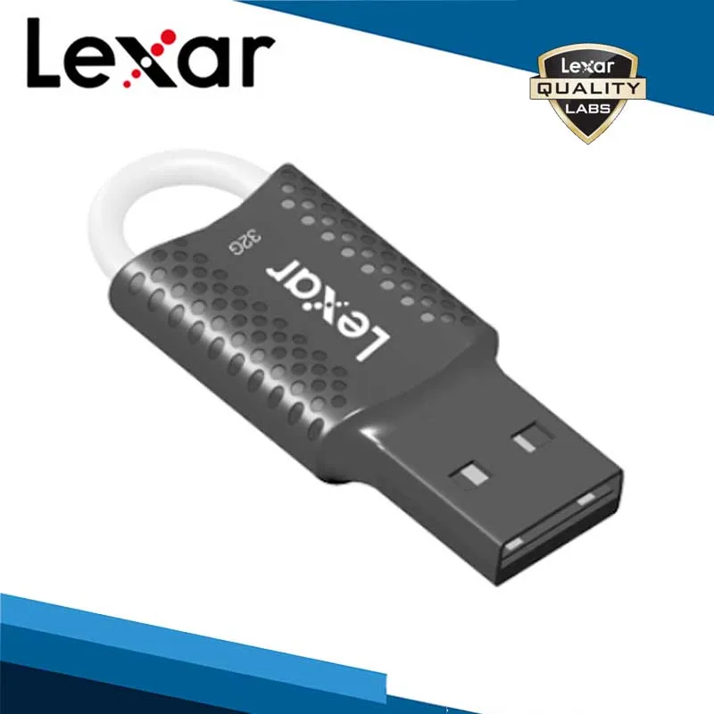 Lexar JumpDrive V40 USB флеш-накопитель флеш-диск USB 2,0 64 ГБ 32 ГБ 16 ГБ мини-флеш-накопитель PC Mac внешний накопитель Серый U Flash