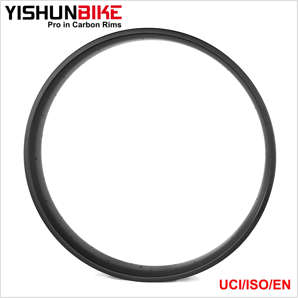 26er 85mm width Hook Bead Carbon Fatbike Bicycle Rims Holes 32H FAT26