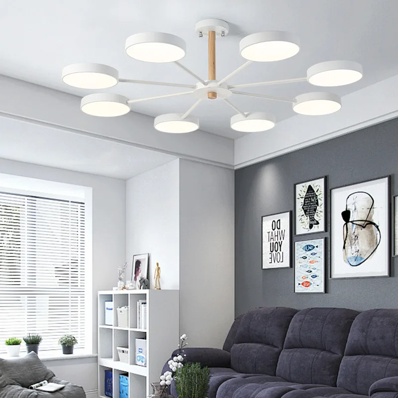 

Ceiling light dining room bedroom overhead lights for home living wood design simple decorative fixtures Modern led ceiling lamp