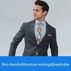 Для мужчин Повседневное цветочный шейный платок из хлопка; благоприятная для кожи прекрасно впитывают влагу, впитывающие, дышащие шейный