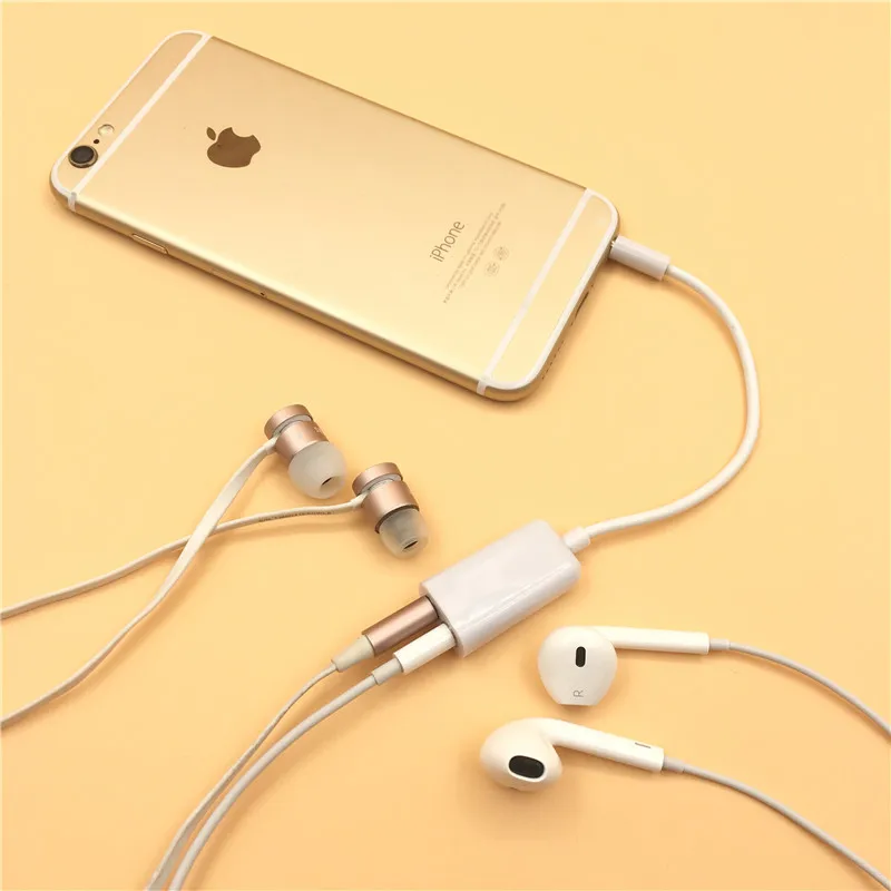 Beste AUX Audio Kabel oortelefoon Splitter Adapter 1 tot 2 voor Apple iPhone 4 5 5 s 6 6 s plus iPad iPod laptop MP3 Player speaker