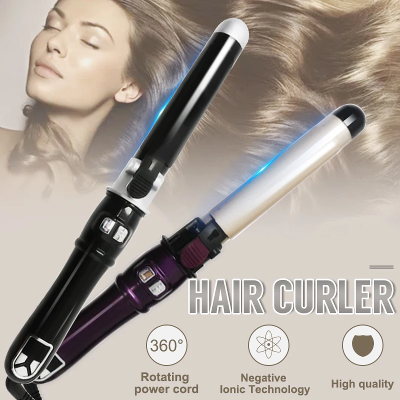 

25mm Professional Hair Curler Electric Auto Curling Iron Digital Curling Hair Tools Curling Wand Ceramic Styling Tools LCD Magic