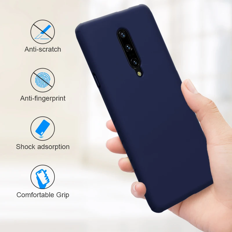 NILLKIN one plus 7 pro Чехол Силиконовый Гладкий защитный чехол на заднюю панель oneplus 7 Pro Чехол oneplus 7pro чехол 6,67 дюймов