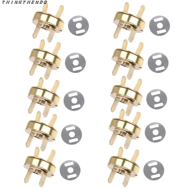 THINKTHENDO популярная новинка 10 шт. магнитных застежек-застежек для DIY застежек сумки
