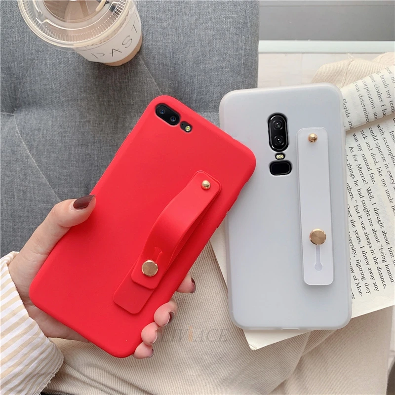 Силиконовый чехол с ремешком на руку для oneplus 7 pro 6 6t 5 5t 7t держатель запястья